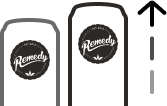 Illustration of 2 Remedy Cans, one being taller