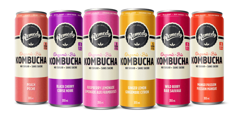 Remedy Kombucha 6 Flavour Variety Pack