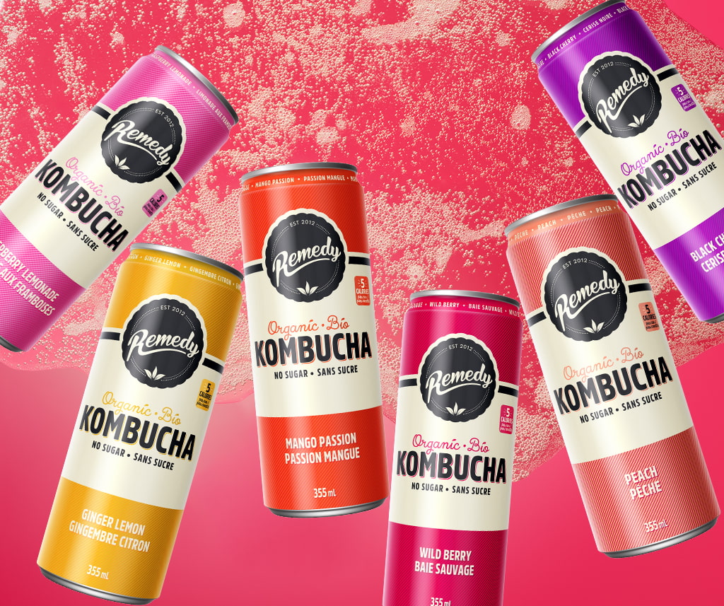 Remedy Kombucha Cans