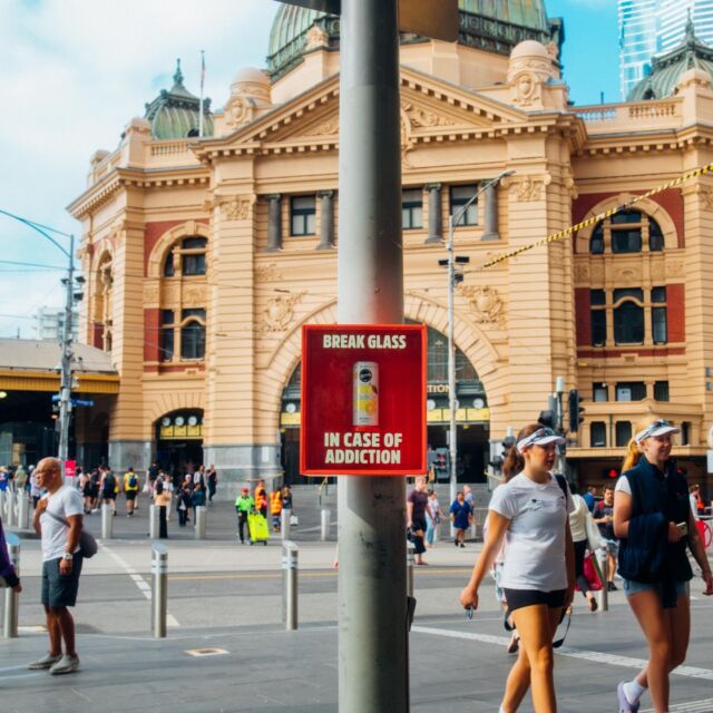 Everywhere you've spotted our Sodaly Addicted Boxes in Melbourne! 

Sydney, sound the alarm 🚨 Only three more sleeps until they start popping up around the city 👀