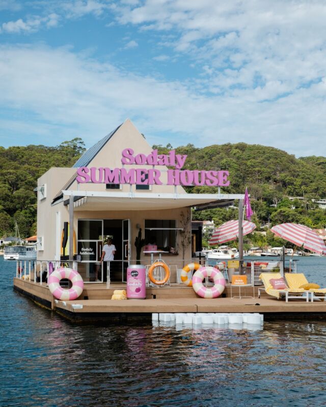 It's not every day you get to throw a party on a house on the water to celebrate a bangin' Sodaly Summer (if only, right 😅). But this week, we're taking Palm Beach by storm with the Sodaly Summer House.

Think: Bangin' tunes, bevs that go down way too easily (aka Sodaly, obvi) and hanging out with all your fave people.

Two days down, one to go. Stay tuned on stories for more Sodaly Summer House fun 😎